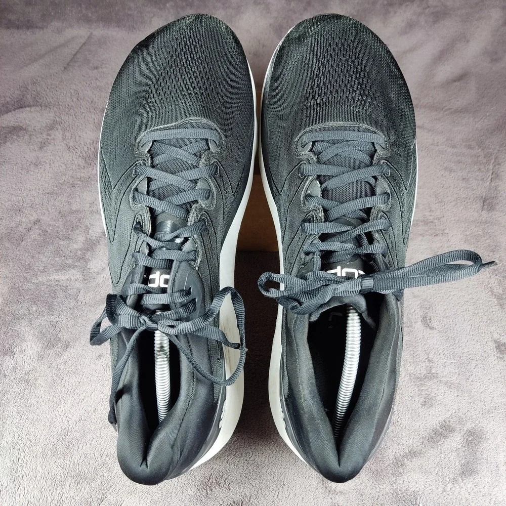 Topo Athletic Phantom 2 Mens Black Running Shoes‎ 5MM Drop Zipfoam Size 12.5